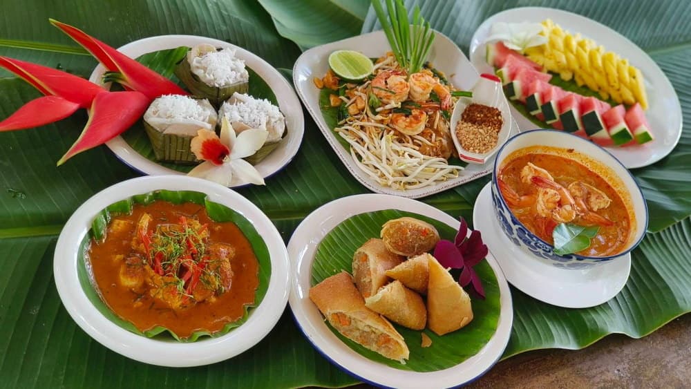 Cooking class in action